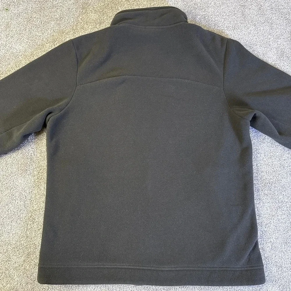 The North Face Apex Risor Jacket Green Gray Fleece Lined Zip Up Large